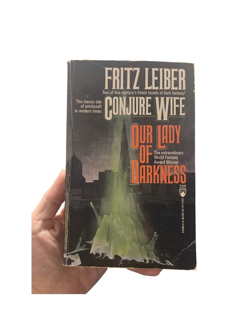 Conjure Wife / Our Lady of Darkness Tor SF Double Paperback Fritz Leiber 1991